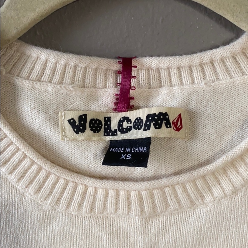 Cream Volcom sweater - Picture 2 of 5